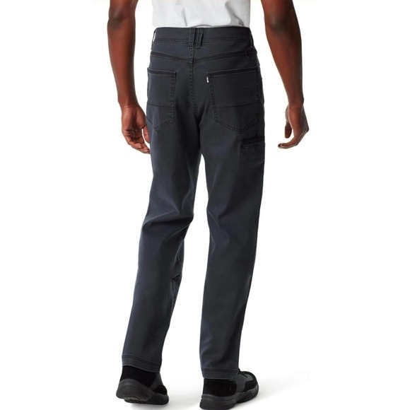 Bass Outdoor Mens Everyday Straight Leg Pant with 6 Pockets Standard - caviar - Picture 3 of 5